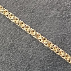 14K BISMARK LINK ANKLET