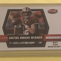 2008 SAGE Aspire 5 Star Matt Ryan #FS-25 Rookie