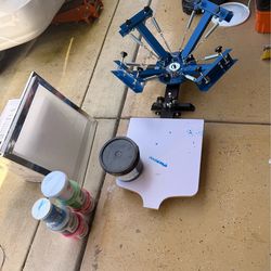 Screen Printing Starter Bundle (Press + Ink + Screen) – Ready to Use