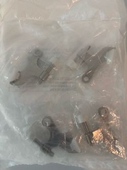 4 Satin Nickel Hinge Door Stoppers