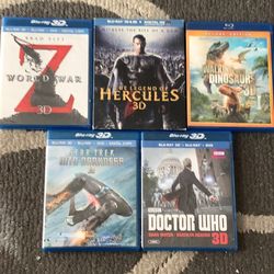 5   3D BLU-RAY’s