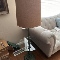 Green Antique Vintage Lamp 