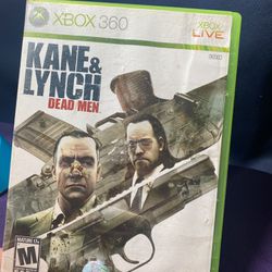 Kane And Lynch Xbox 360