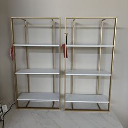New hanging wall shelves
