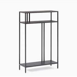 West Elm Profile Narrow Console Table (22") - Dark Bronze