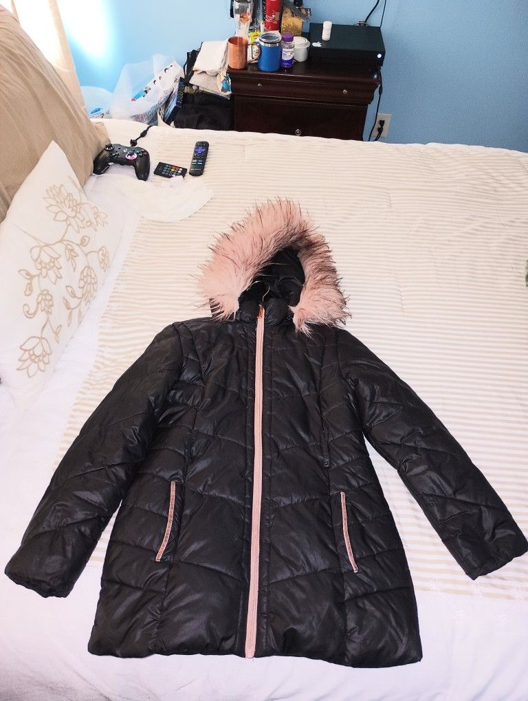 MICHAEL KORS FUR HOODED JACKET (10/12)