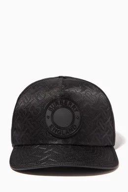 Burberry Baseball Cap in Monogram Nylon Jacquard