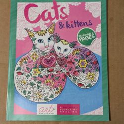Book Cats And Kittens Art Coloring Book 