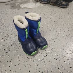 Blue Snow Boots 