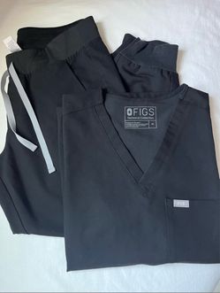 FIGS Scrub Set Black