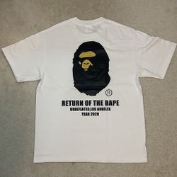 White “Return Of The BAPE” Tshirt