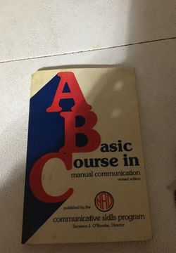 Sign language book