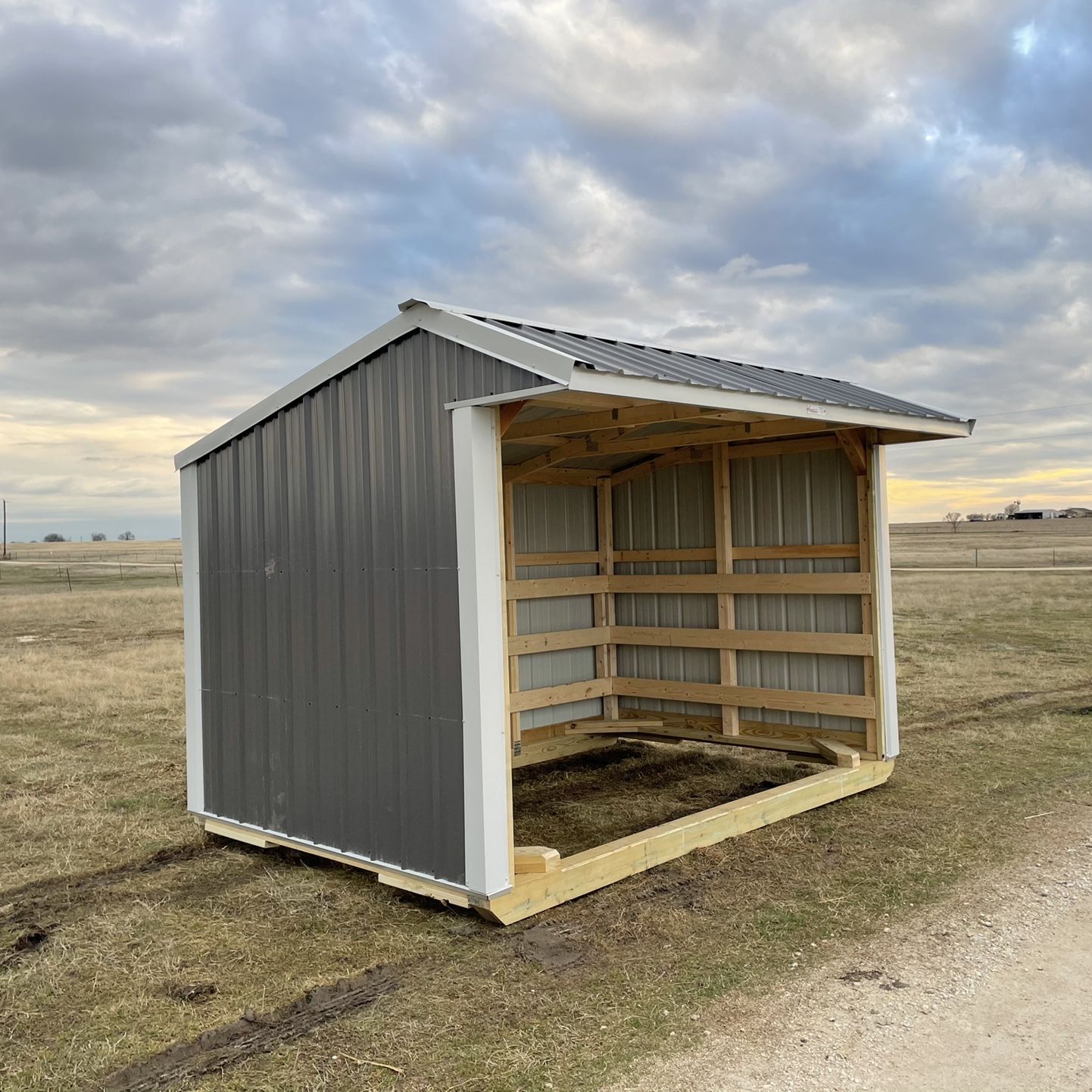 8x12 Run In Shed-Sheep And GOAT shelter