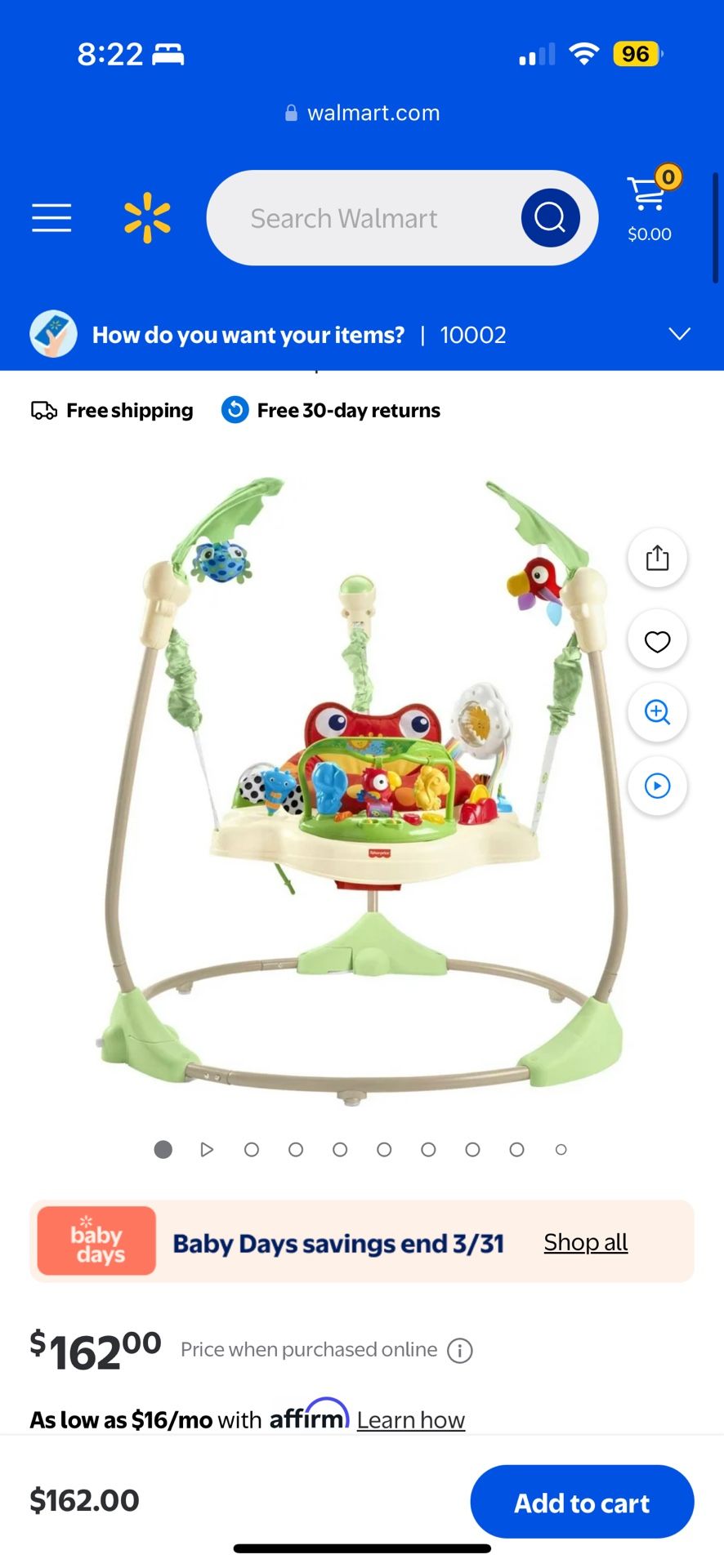 Baby Jumper Rainforest Jumper