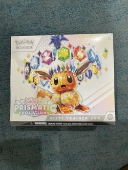 Pokemon TCG Prismatic Evolutions Elite Trainer Box - Factory Sealed