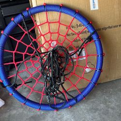 New Round Fabric Swing - Detachable 40”