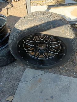 Set of 4 universal 6-lug 20" rims for Ford or Chevy