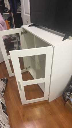 BRIMES IKEA cabinets/dresser with glass doors
