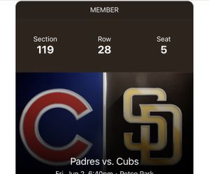 Padres Ticket