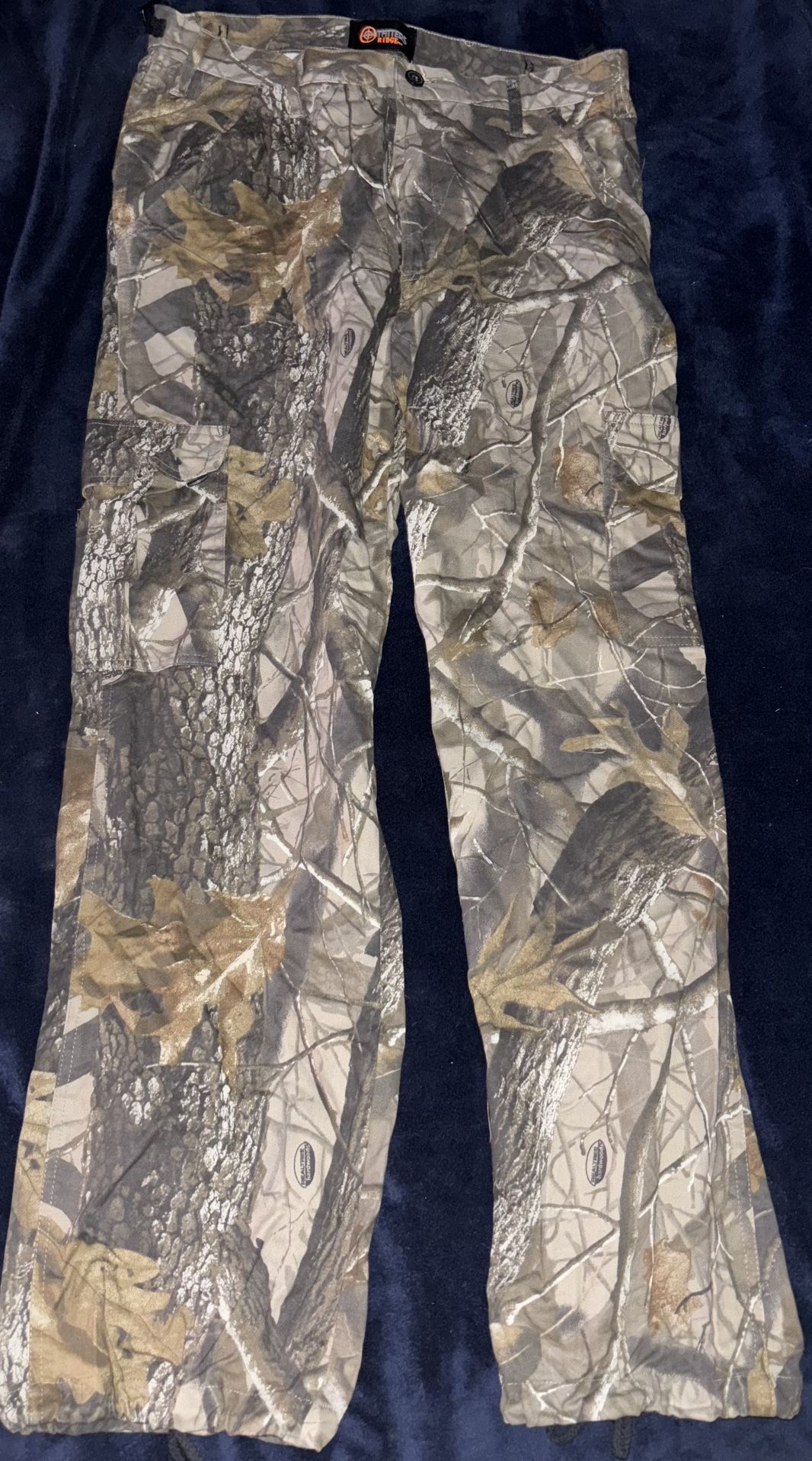 Outfitters Ridge TM M 32-34 100% Organic Cotton Camouflage Pants 