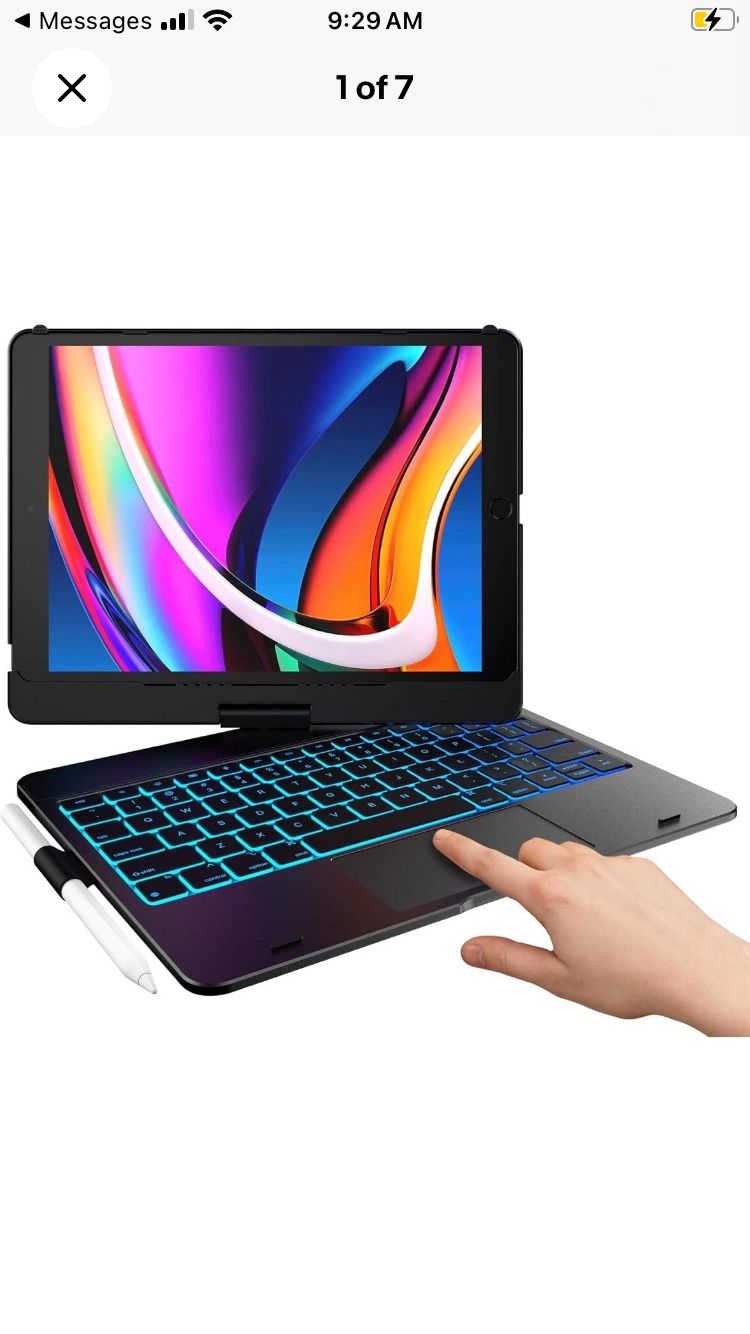 typecase Touch for iPad 9th Generation Case with Keyboard (10.2",
