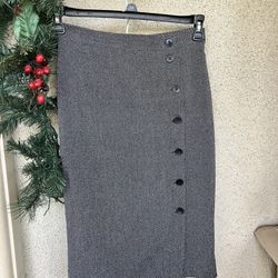 H&M Pencil Skirt with buttons