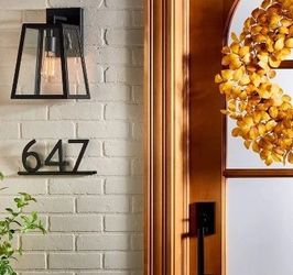 Brand New 24pack RAILS ONLY Hearth & Hand™ with Magnolia - 11.5" Metal House Number Mounting Rail Matte Black- Address Plaque, Steel, Powder-Coated