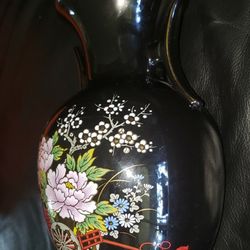 JAPANESE BLACK VASE