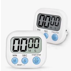 2pcs Kitchen Timer Set, New