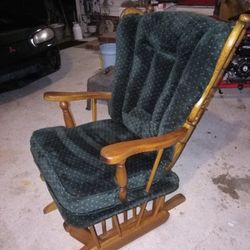 Amish High Back Glider