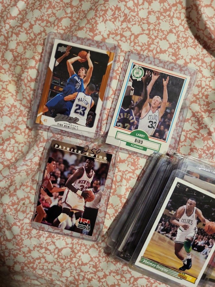 Larry Bird Dirk And Ewing Cards
