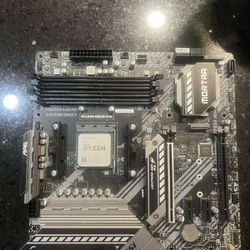 MAG Mortar B550M With Ryzen 5 1600 CPU 