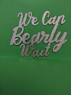 Baby Shower Banner And Decorations - We Can Bearly Wait  Thumbnail