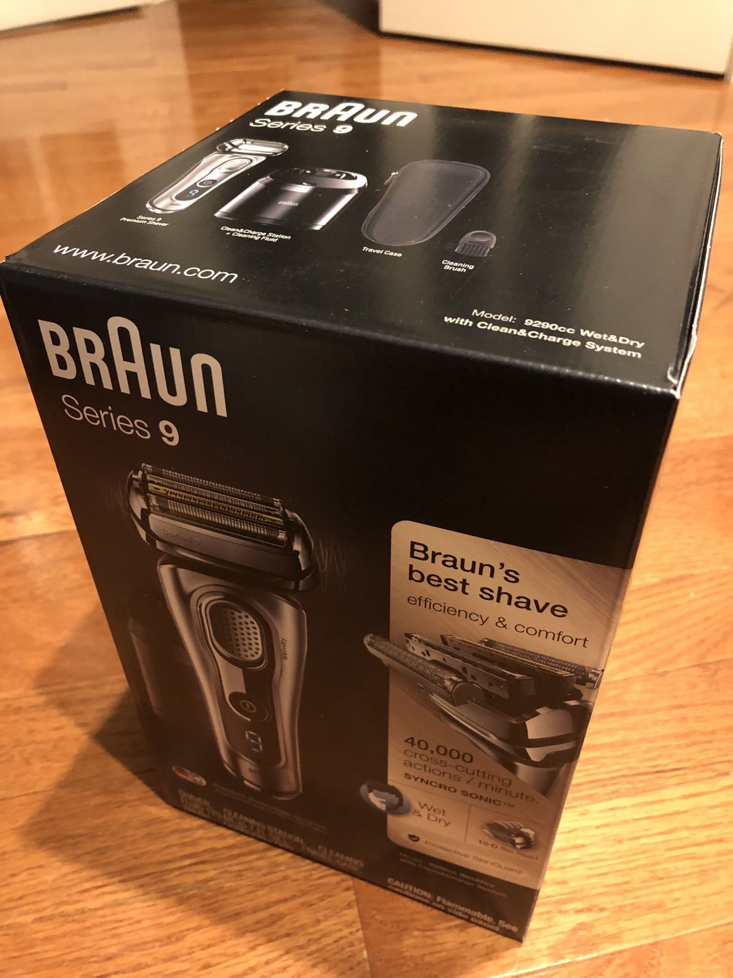 New Braun Series 9 9290cc Electric Shaver Razor