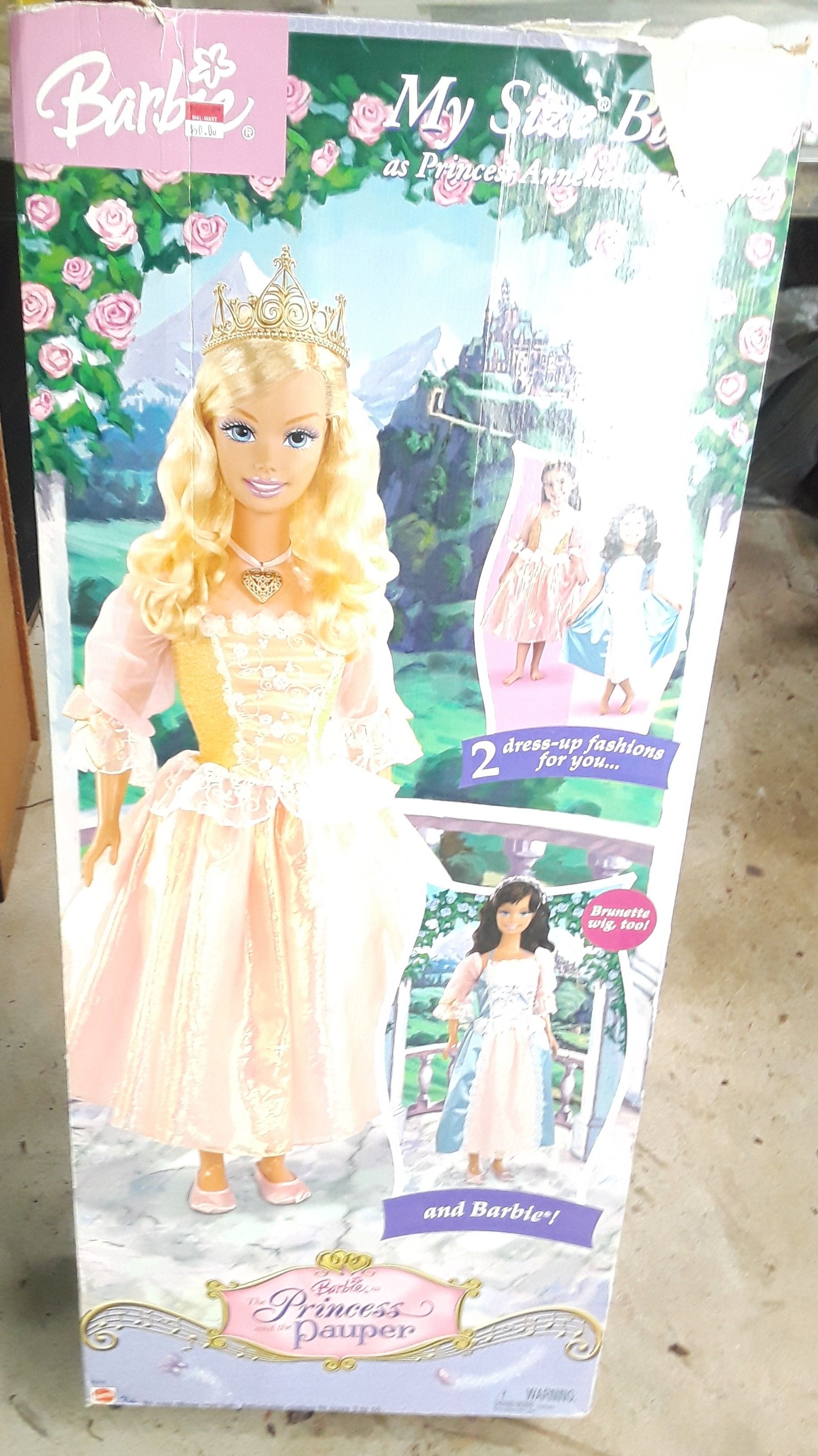 My Size Barbie doll: as princess anne