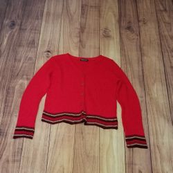 Tobacco Red Cardigan Size Small 