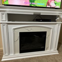 Broil Hill Electric Fire Place/tv Stand