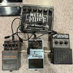 Guitar Effect Pedals Metal Muff Rocktek Boss