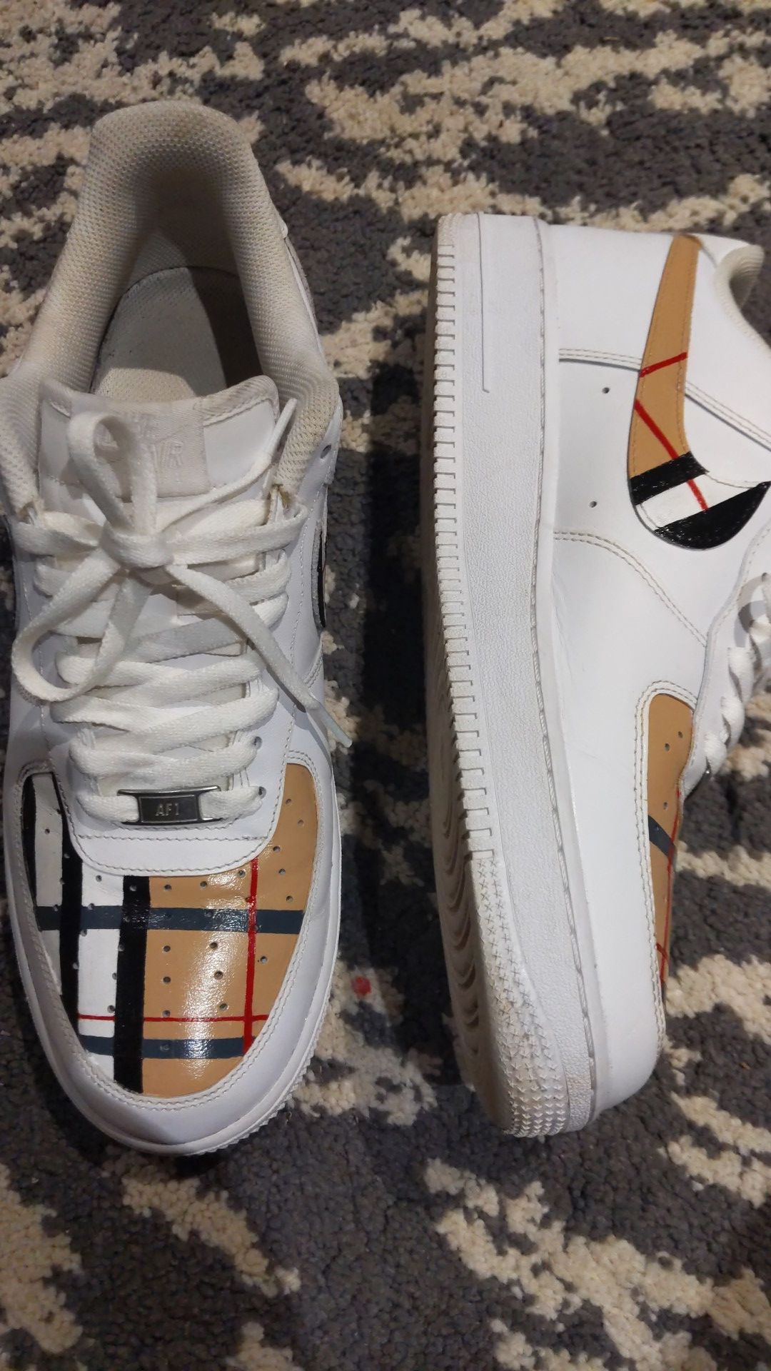 Custom Burberry Air Force 1