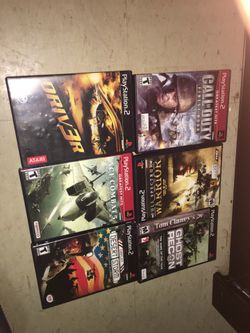 Ps2 With 6 game