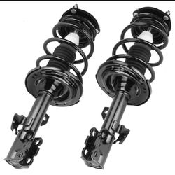 Front Complete Coil Spring Strut Shock Absorber Compatible with Toyota Solara and Camry 2004-2006, for Lexus ES-2006, Pair of Hydraulic Strut 