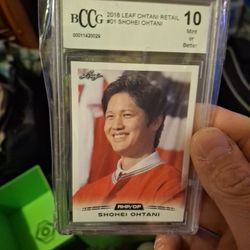 2018 Leaf Shohei Ohtani Retail Rookie 