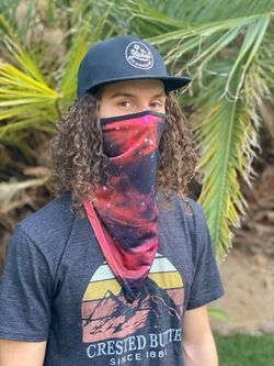 New Mens Red Winter snowboard Facemask