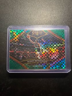 2023-24 Select scoot Henderson green snapshot /5