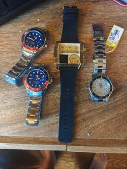 Lot of 4 Mixed Watches Invicta Included