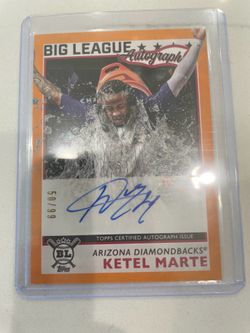 Ketel Marte Topps certified Autograph/99