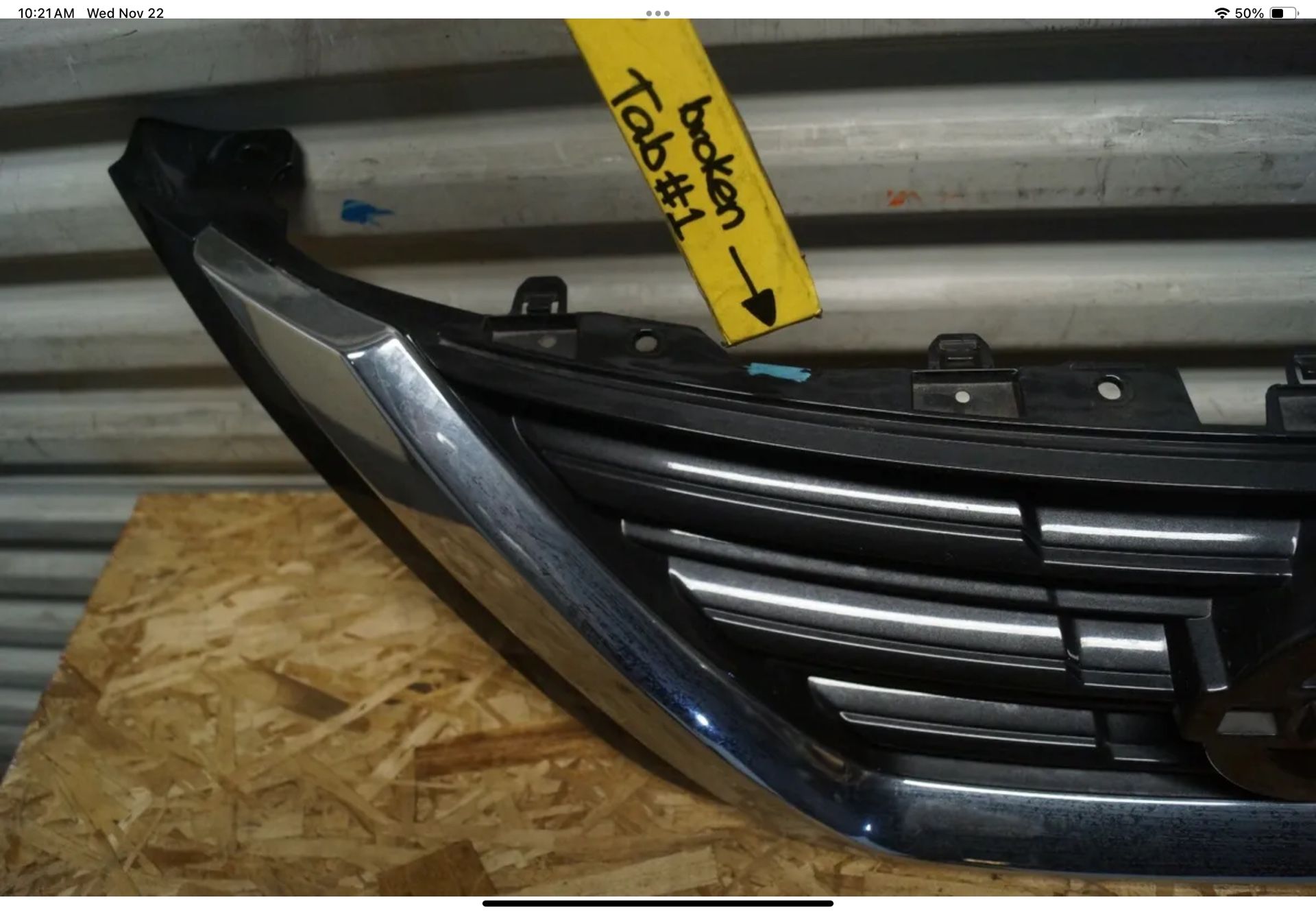 2016 2018 NISSAN ALTIMA FRONT GRILLE OEM