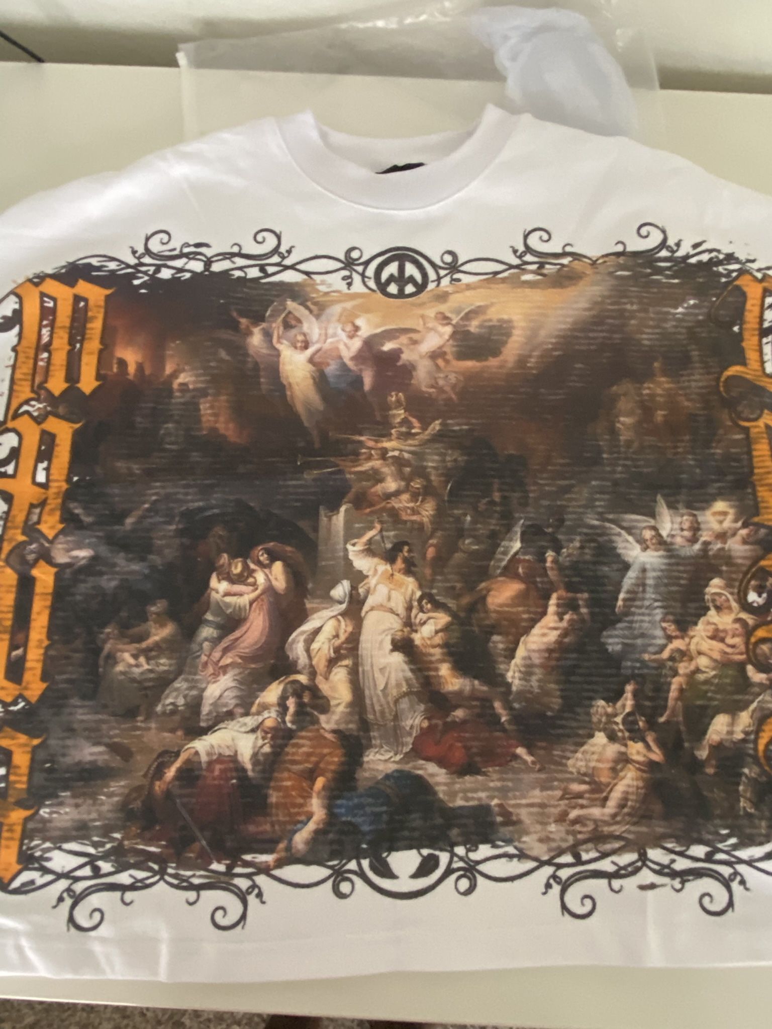 Cropped Graphic Tee Shirt 