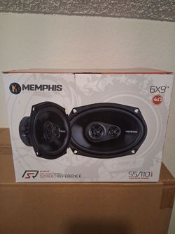 MEMPHIS 1 PAIR 6×9 3 WAY 110 WATTS CAR SPEAKER