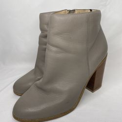 H&M Leather Boots Grey 
